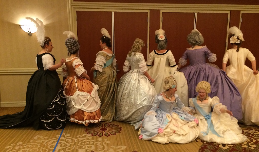 Costume College 2015 Gala Court Dresses.