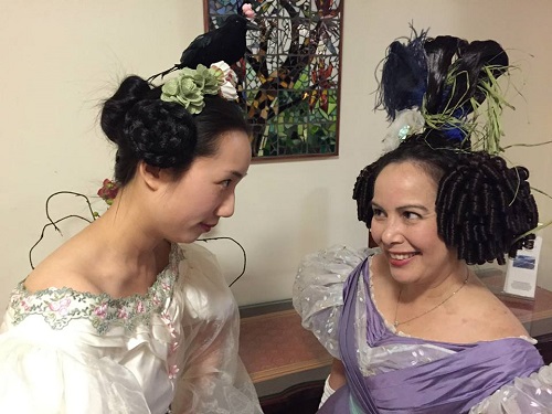 1830s Romantic Era Hair. Photo by Vivien Lee.