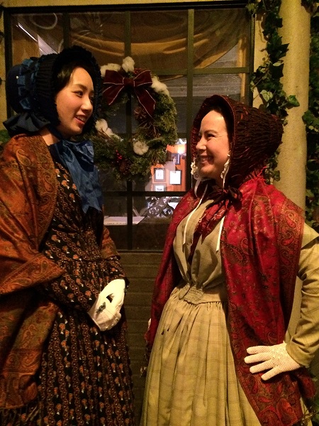 Vivien and Kim at Dickens Fair 2015.