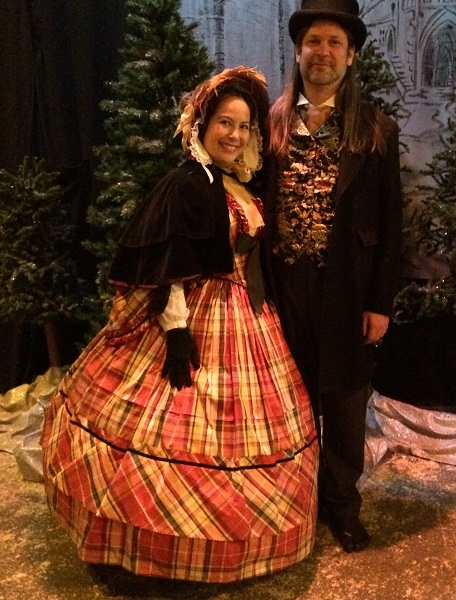 Kim and David at Dickens Fair 2015.