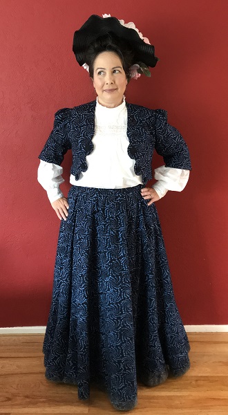 Reproduction 1900s Edwardian Walking Outfit