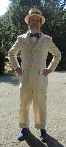 1920s Reproduction Linen Suit. 