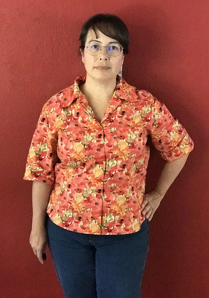 Butterick 6085 Misses'  Poppy Shirt  Front