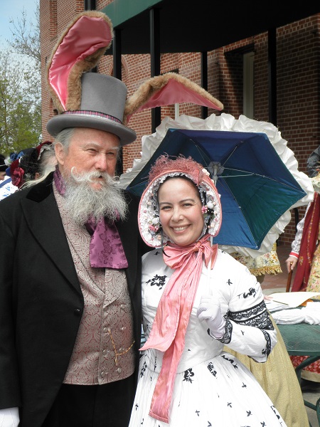 Old Sacramento Easter Bonnet Promenade with Easter Bunny 2011.