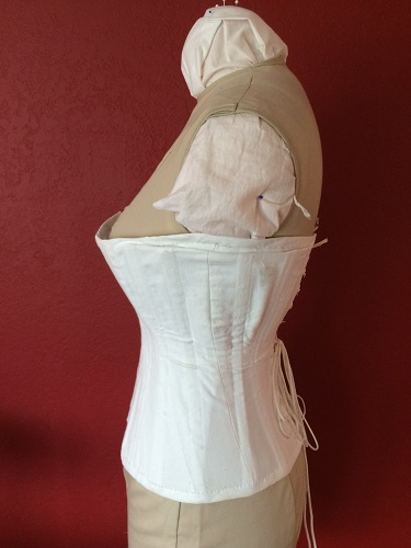 1900s Reproduction Straight S-Curve Corset Left. 