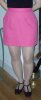 hot pink polyester miniskirt