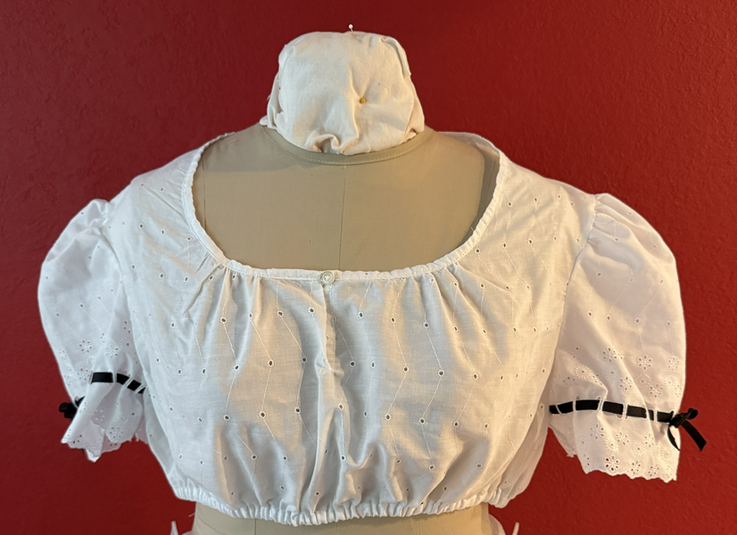 Dirndl Blouse Front. Burda 8448 