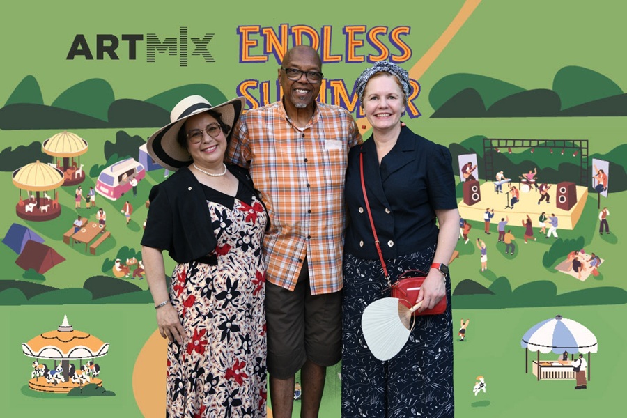 1930s Beach Pajamas at Crocker ArtMix August 2025.  Wearing History 3017. Photo by Dez Vision Photography